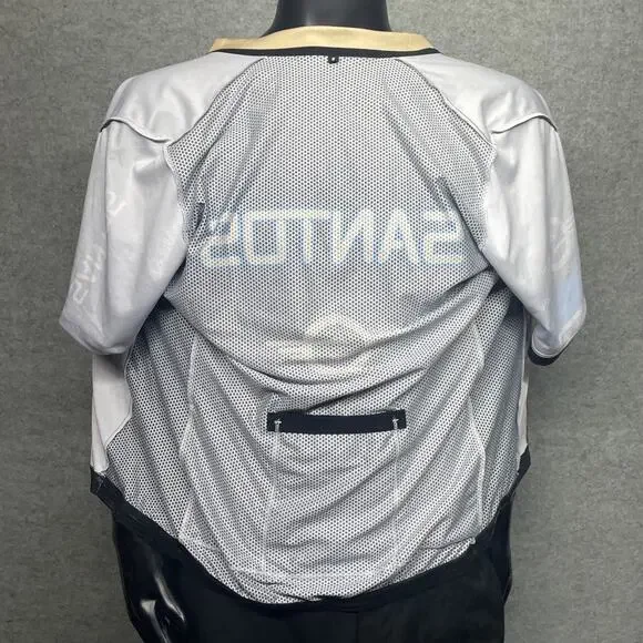 Mumu Mens Small Cycling Jersey Santos Tour Down Under AU Charcoal Ochre - Picture 8 of 9